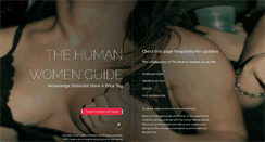 Desktop Screenshot of humanwomenguide.com